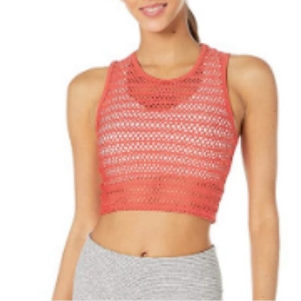 Beyond Yoga Top Notch Cropped Tank Sz S